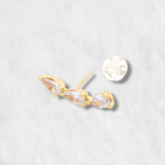 Zarcillos (7 mm) Zircon c/ Marco Greca - Oro Amarillo 18Kts - Image 6