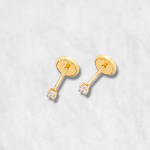Zarcillos (7 mm) Zircon c/ Marco Greca - Oro Amarillo 18Kts - Image 11
