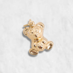 Dije (10 x 12 mm) Oso Puff - Oro Amarillo 18Kts