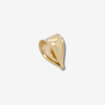Contra Argolla (11 X 8  mm) - Oro Amarillo 14Kts