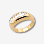 Anillo c/ Diamantes Baguette (1.02Ct) - Oro Amarillo 18Kts
