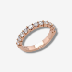 Anillo c/ Diamantes (1Ct) - Oro Rosado 14Kts