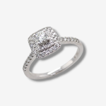 Anillo Compromiso c/ Diamante Central (0.50Ct) - Oro Amarillo 14Kts