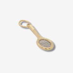 Dije (5 x 17 mm) Raqueta de Tennis Pequena - Oro Amarillo 18Kts - Image 4