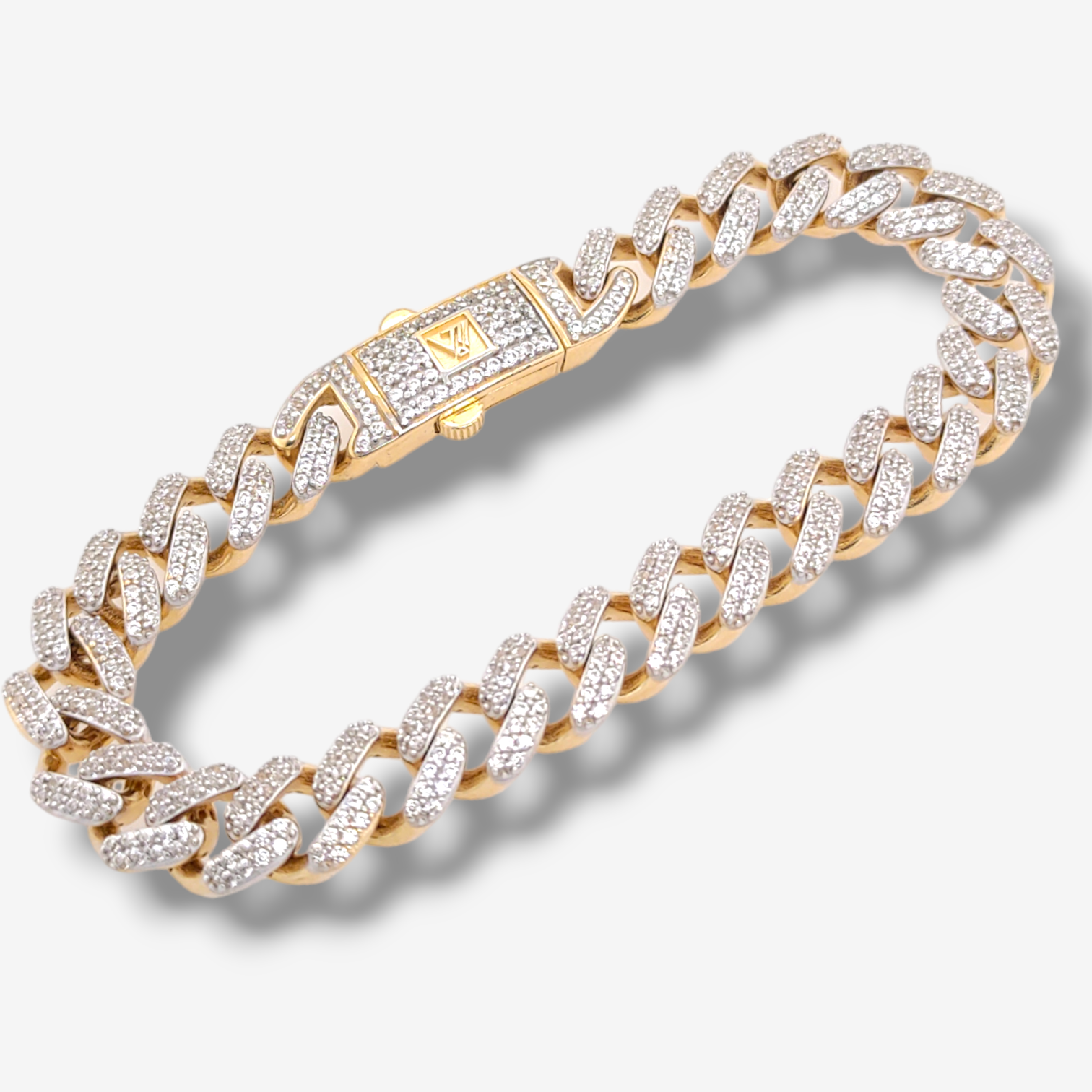 Photoroom-20240417_121834 Brazalete (18 cm) Monaco c/ Zircones Pave - Oro Amarillo 14Kts - Image 1