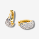 Anillo Compromiso c/ Diamantes Pave Baguette - Oro Dos Tonos 14Kts - Image 16
