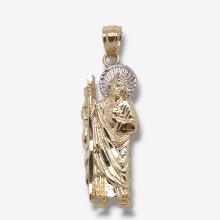 Dije (9 x 22 mm) San Judas Tadeo - Oro Amarillo 14Kts