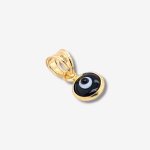 Dije (6 mm) Ojo Turco - Oro Amarillo 18Kts - Image 4