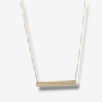 Cadena Ajustable (40 cm) con Placa (30 x 4 mm) Lista Para Personalizar - Oro Amarillo 14 Kts