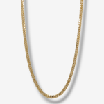 Cadena (55 cm) Maciza Tejido Cuban Link c/ Cierre Lobster (2.8 mm) - Oro Amarillo 18Kts