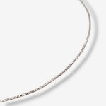 Cadena (42 cm) Diamantada - Oro Blanco 18Kts