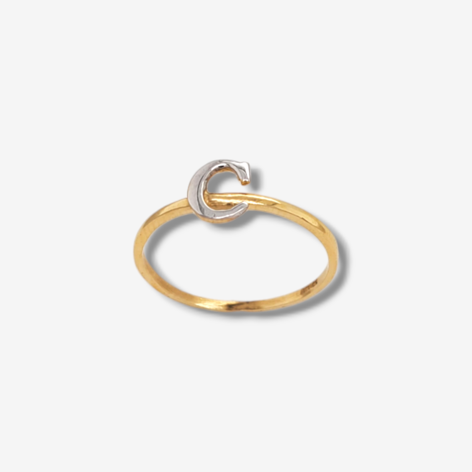 Photoroom-20240724_174225 Anillo Fino Letras - Oro Dos Tonos 14Kts - Image 1