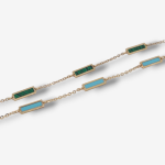 Brazalete (18 cm) c/ Barras - Oro Amarillo 14Kts