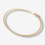 Zarcillos (5 x 3 mm) Screwbacks Lazos c/ Zircones Pave  - Oro Amarillo 18Kts - Image 9