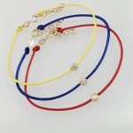 Brazalete c/ Hilo & Punto di Luce c/ Extension de Cadena - Oro Amarillo 14Kts - Image 8