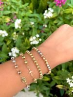 Brazalete (16 cm) Esclava c/ Cuban Link Macizo - Oro Amarillo 18kts - Image 16