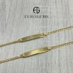 Brazalete (16 cm) Esclava c/ Cuban Link Macizo - Oro Amarillo 18kts