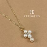 Zarcillos (5 x 7 mm) Esmeralda Ovaladas & Diamantes (Post) - Oro Amarillo 18Kts - Image 6