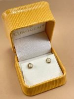 Zarcillos (5 x 7 mm) Esmeralda Ovaladas & Diamantes (Post) - Oro Amarillo 18Kts - Image 19