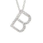 Cadena (40 Cm) c/ Inicial (8 x 11 mm) Diamantes Pavé - Oro 14Kts - Image 7