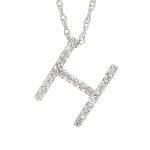 Cadena (40 Cm) c/ Inicial (8 x 11 mm) Diamantes Pavé - Oro 14Kts - Image 11