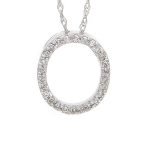 Cadena (40 Cm) c/ Inicial (8 x 11 mm) Diamantes Pavé - Oro 14Kts - Image 39