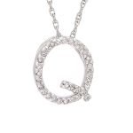 Cadena (40 Cm) c/ Inicial (8 x 11 mm) Diamantes Pavé - Oro 14Kts - Image 32