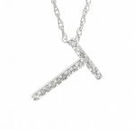 Cadena (40 Cm) c/ Inicial (8 x 11 mm) Diamantes Pavé - Oro 14Kts - Image 46