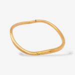 Pulsera (#18) Twist Tubo Cuadrado (3.5 mm) - Oro Amarillo 18kts