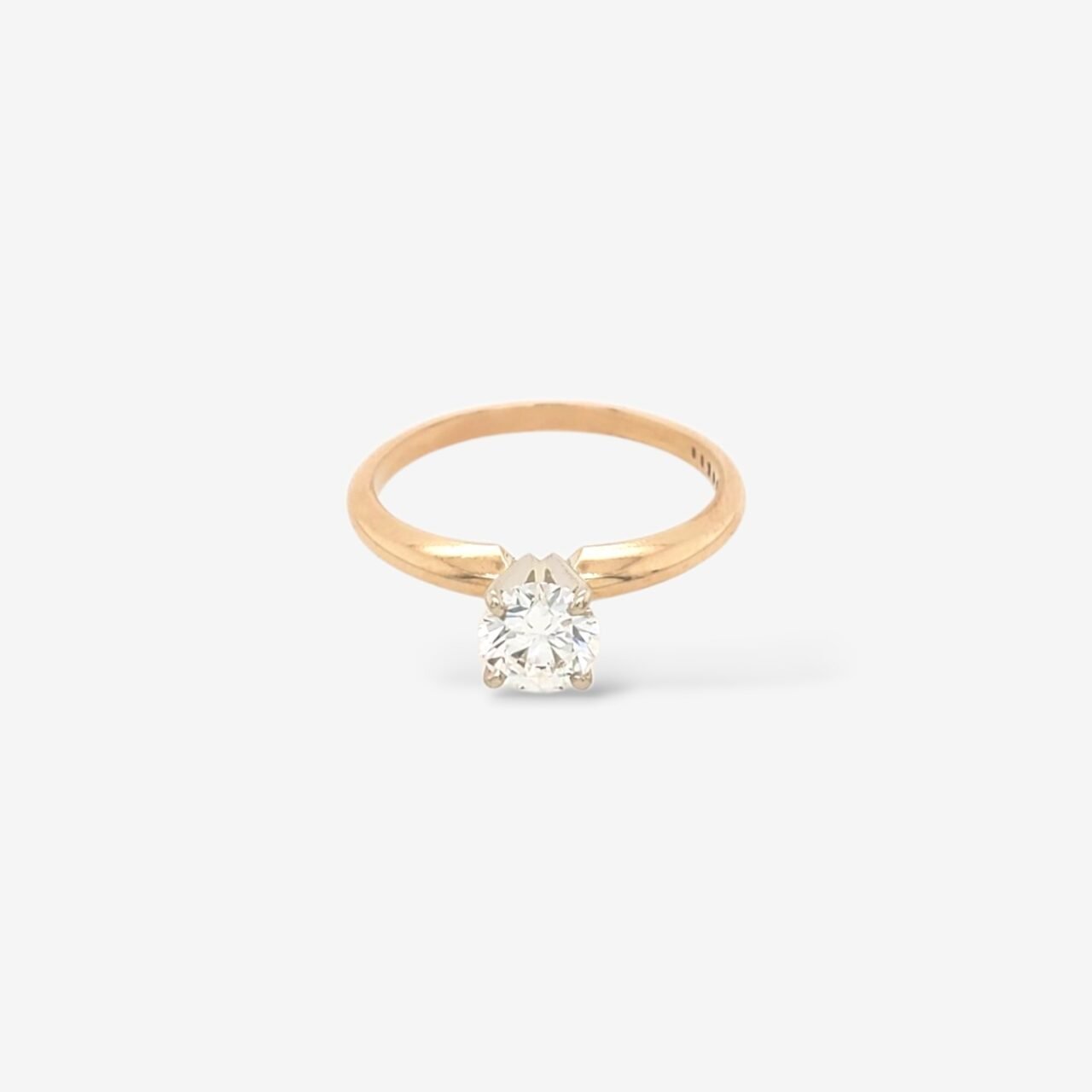 20260526_174317 Anillo (0.54 Ct) Compromiso Diamante Labgrown Certificado 4 Prongs - Oro Dos Tonos 14Kts - Image 1