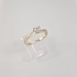 Anillo Compromiso c/ Diamante G/SI2 - Oro Amarillo 14Kts