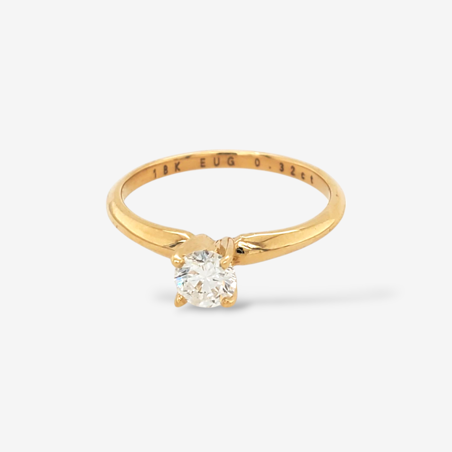 IMG_20250804_122104-1 Anillo (0.32 Ct) Compromiso Solitario c/ Diamante Natural & 4 Prongs - Oro Amarillo 18Kts - Image 1