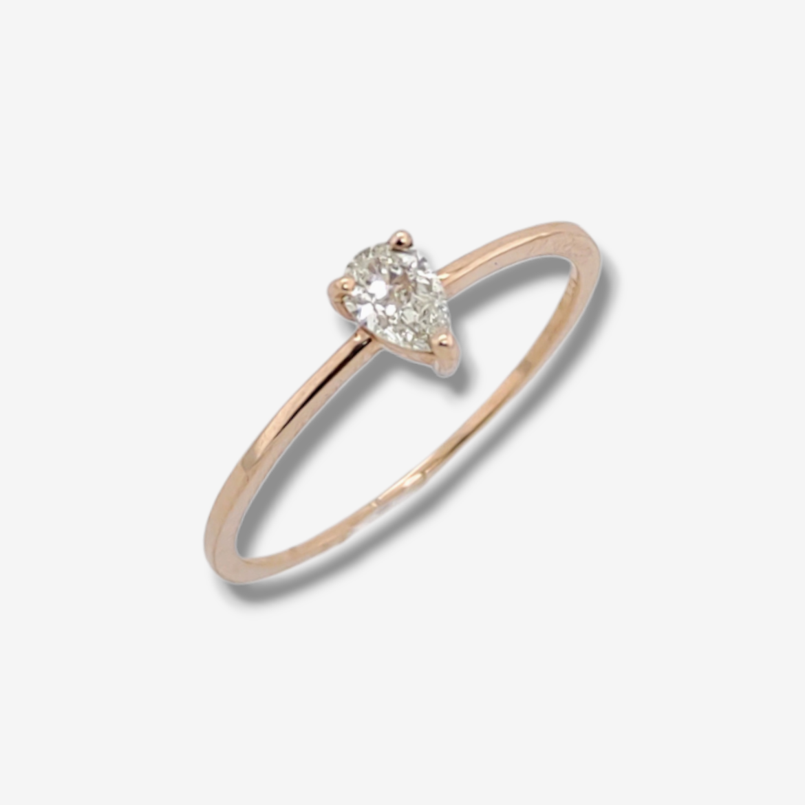 Photoroom-20240408_161516.png Anillo c/ Diamantes Gota 3 Prongs - Oro Amarillo 18Kts - Image 1