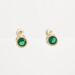 Zarcillos BirthStone (Screwback/Abridores) - Oro Amarillo 14 Kts