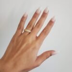 Anillo (8.5 mm) Duomo c/ Diamantes Naturales Pave (1.34 Ct) - Oro Amarillo 18Kts - Image 2