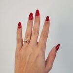 Anillo c/ Corazon de Rubi (0.29 Ct) & Halo de Diamantes (0.09 Ct) - Oro Amarillo 18Kts - Image 2