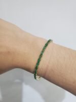 Brazalete (18.5 cm) Tennis c/ Esmeraldas Rectangulares (9.35 Ct) c/ 4 Prongs (3.65 mm) - Oro Amarillo 14Kts - Image 2