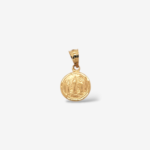 Medalla (10 mm) Virgen de la Chinita - Oro Amarillo 18Kts