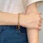 Brazalete (18.5 cm) Eslabones Marquise (8 mm) - Oro Amarillo 18 Kts - Image 3