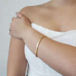 Set Gargantilla (43 cm) & Brazalete (19 cm) Eslabones Rectanculares & Cuadrados - Oro Amarillo 18Kts - Image 3