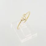 Anillo c/ Figura de Diamante - Oro Amarillo 14Kts