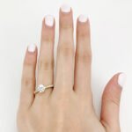Anillo de Compromiso c/ 16 Diamantes (0.18 Ct) - Oro Amarillo 18Kts - Image 2