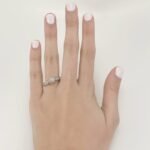 Anillo de Compromiso c/ Diamantes (0.27Cts) - Oro Blanco 14Kts - Image 2