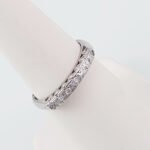 Anillo Cintillo 7 Diamantes - Oro Blanco 18Kts