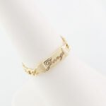 Personalización/Grabado de anillos, brazaletes y dijes - Oro 14 Kts o 18 Kts - Image 6