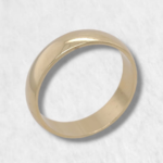 Anillo de Matrimonio Clásico Liso - Oro Amarillo 14Kts - Image 2