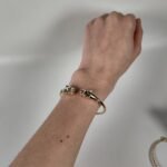 Pulsera Doble Pantera Abierta c/ Zircones - Oro Amarillo 14Kts - Image 3