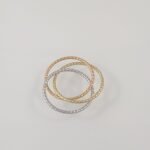 Set de Anillos entrelazados  - Oro Tres Tonos 14 Kts - Image 2
