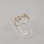 Anillo Fino Letras LOVE - Oro Amarillo 18Kts