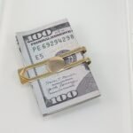 Money Clip (50 x 12 mm) Para Personalizar - Oro Amarillo 18Kts